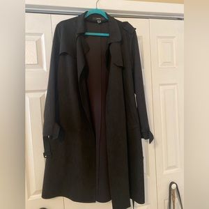 Black work coat, Forever 21, size medium